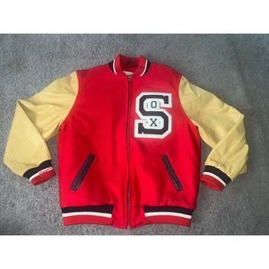 Mitchell & Ness Chicago White Sox 1938 Varsity Jacket USA Made Size (40) Med EUC